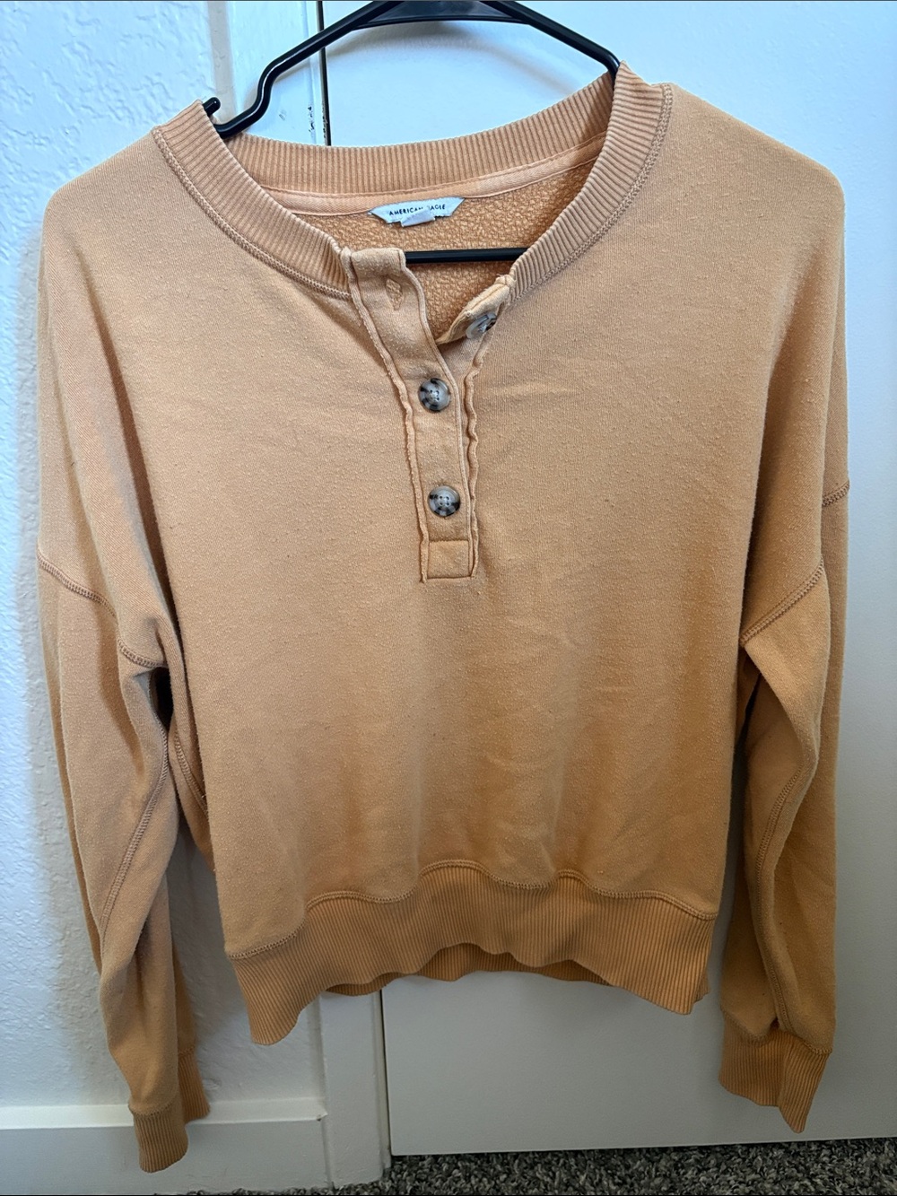 Comfort Wash Mustard Yellow Sweatshirt